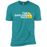 T-Shirts Tahiti Blue / X-Small Sarcasm Face Men's Premium T-Shirt