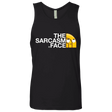 T-Shirts Black / S Sarcasm Face Men's Premium Tank Top