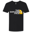 T-Shirts Black / X-Small Sarcasm Face Men's Premium V-Neck