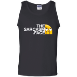T-Shirts Black / S Sarcasm Face Men's Tank Top