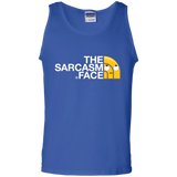 T-Shirts Royal / S Sarcasm Face Men's Tank Top