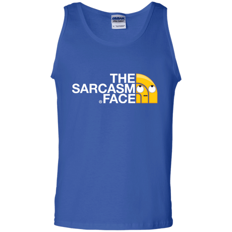 T-Shirts Royal / S Sarcasm Face Men's Tank Top