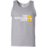 T-Shirts Sport Grey / S Sarcasm Face Men's Tank Top
