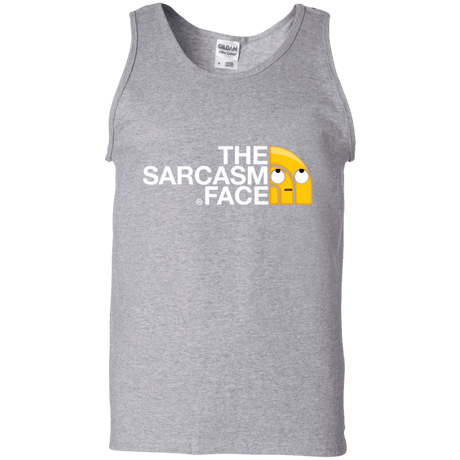 T-Shirts Sport Grey / S Sarcasm Face Men's Tank Top