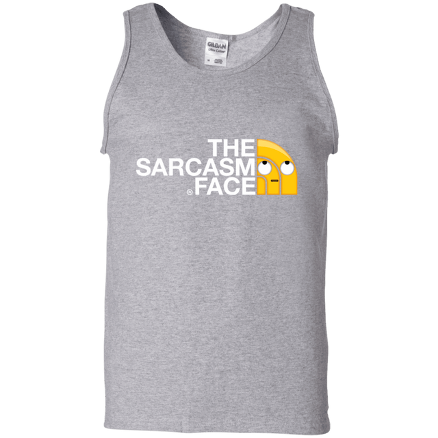 T-Shirts Sport Grey / S Sarcasm Face Men's Tank Top
