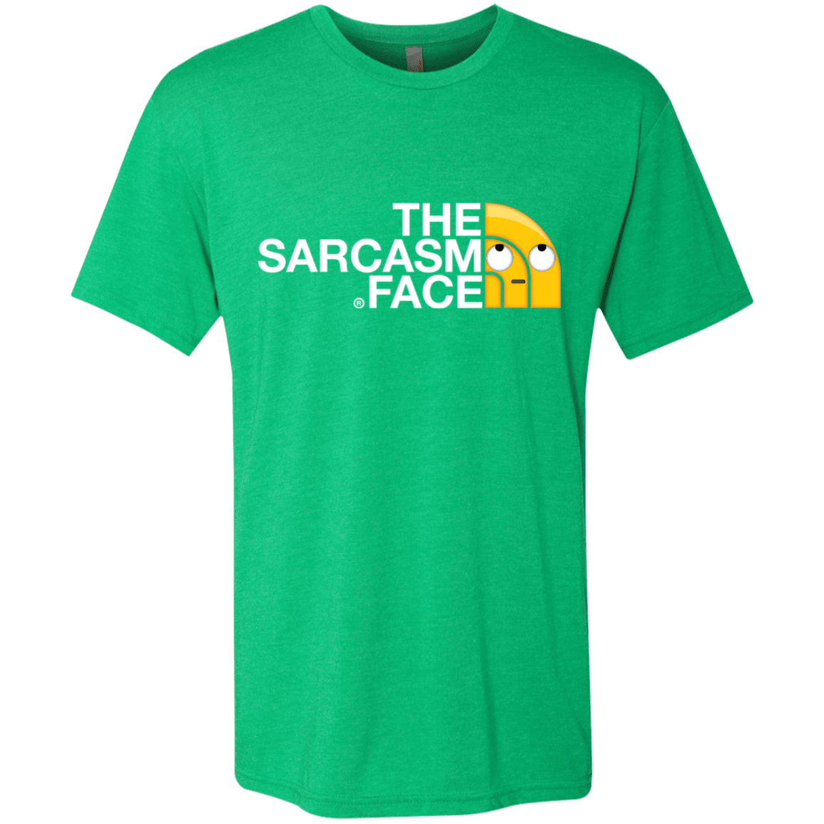 T-Shirts Envy / S Sarcasm Face Men's Triblend T-Shirt