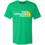 T-Shirts Envy / S Sarcasm Face Men's Triblend T-Shirt