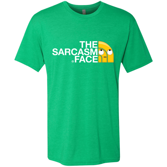 T-Shirts Envy / S Sarcasm Face Men's Triblend T-Shirt