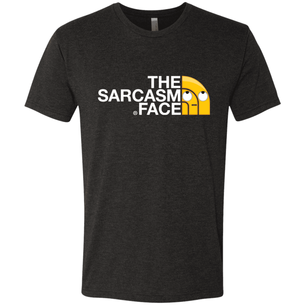 T-Shirts Vintage Black / S Sarcasm Face Men's Triblend T-Shirt