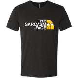 T-Shirts Vintage Black / S Sarcasm Face Men's Triblend T-Shirt
