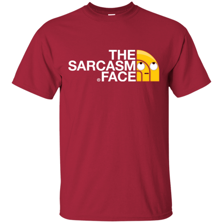 T-Shirts Cardinal / S Sarcasm Face T-Shirt