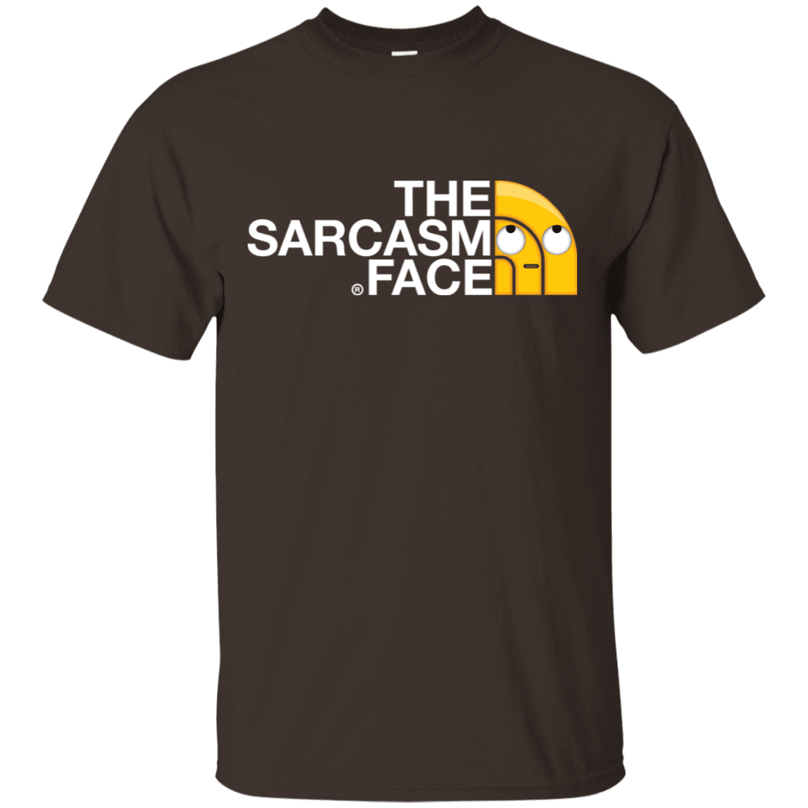 T-Shirts Dark Chocolate / S Sarcasm Face T-Shirt