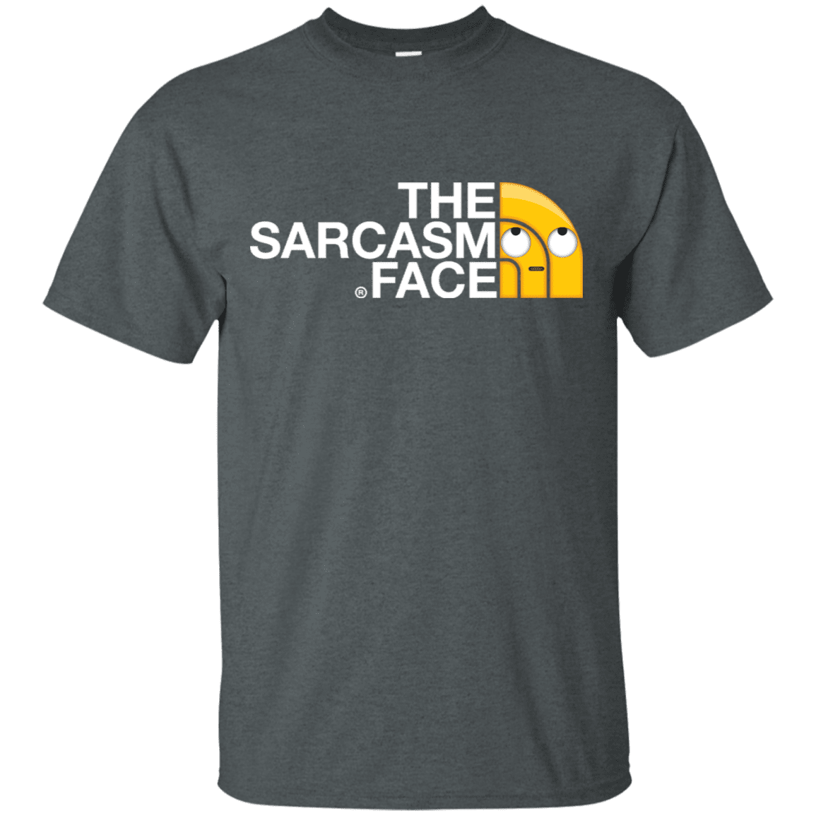 T-Shirts Dark Heather / S Sarcasm Face T-Shirt