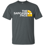 T-Shirts Dark Heather / S Sarcasm Face T-Shirt