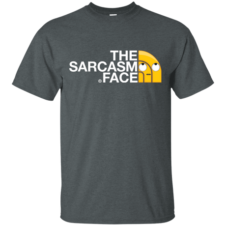 T-Shirts Dark Heather / S Sarcasm Face T-Shirt