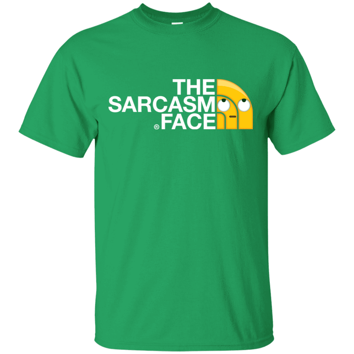 T-Shirts Irish Green / S Sarcasm Face T-Shirt