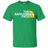 T-Shirts Irish Green / S Sarcasm Face T-Shirt