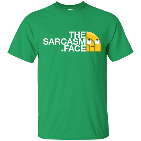 T-Shirts Irish Green / S Sarcasm Face T-Shirt