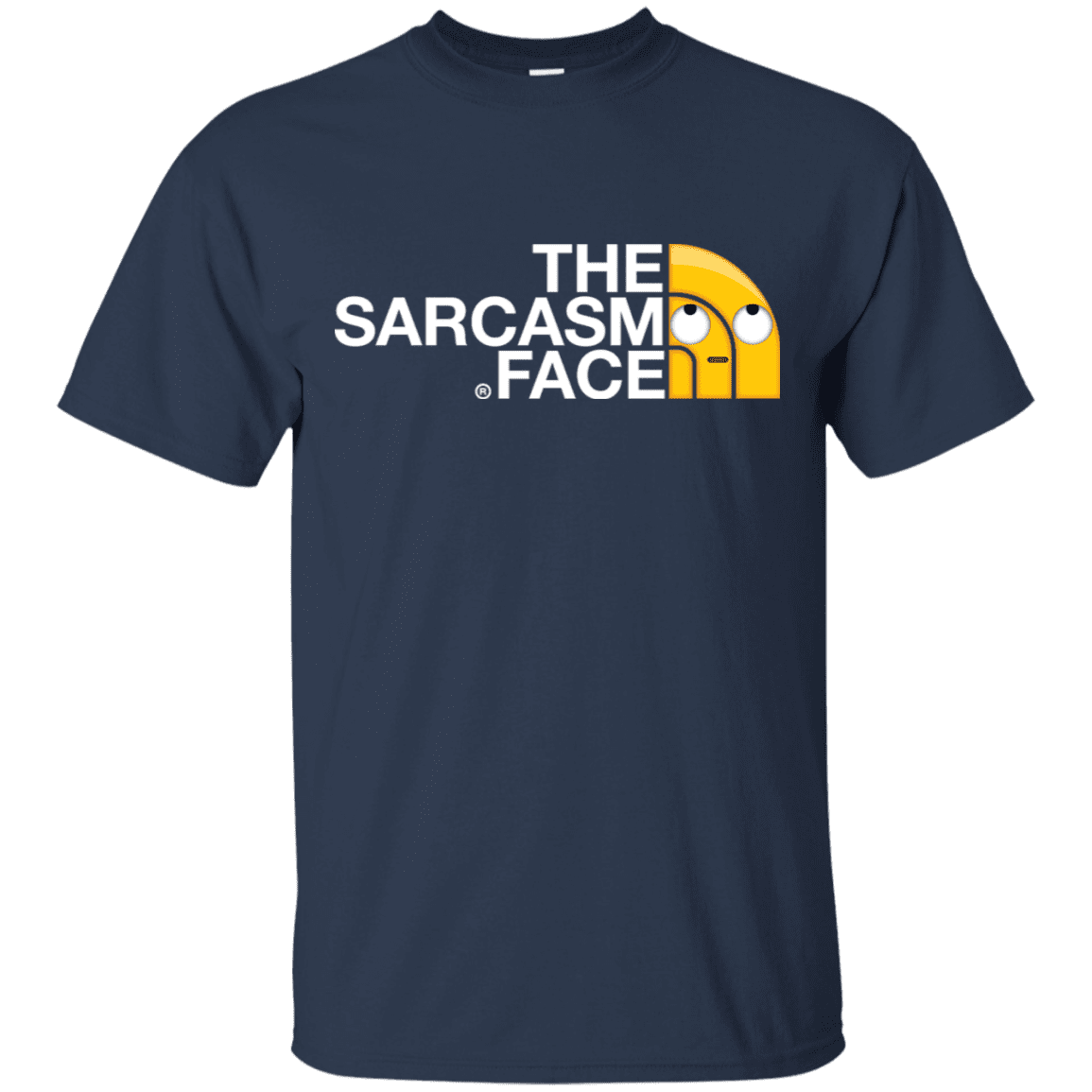 T-Shirts Navy / S Sarcasm Face T-Shirt