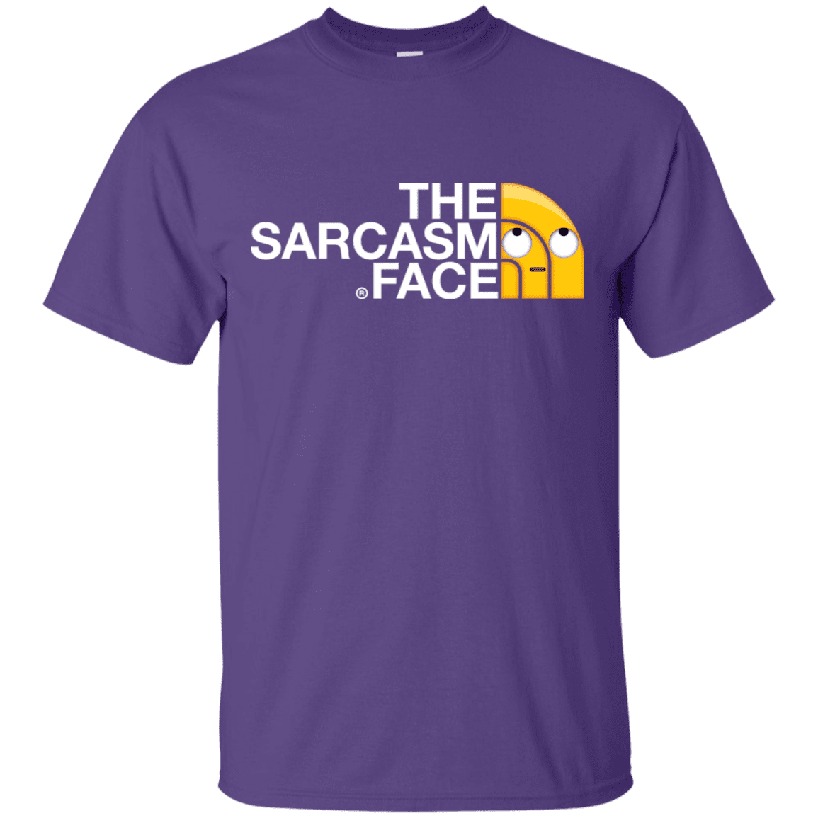 T-Shirts Purple / S Sarcasm Face T-Shirt