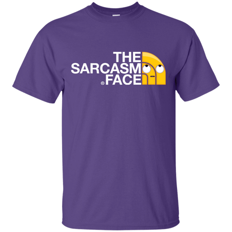 T-Shirts Purple / S Sarcasm Face T-Shirt