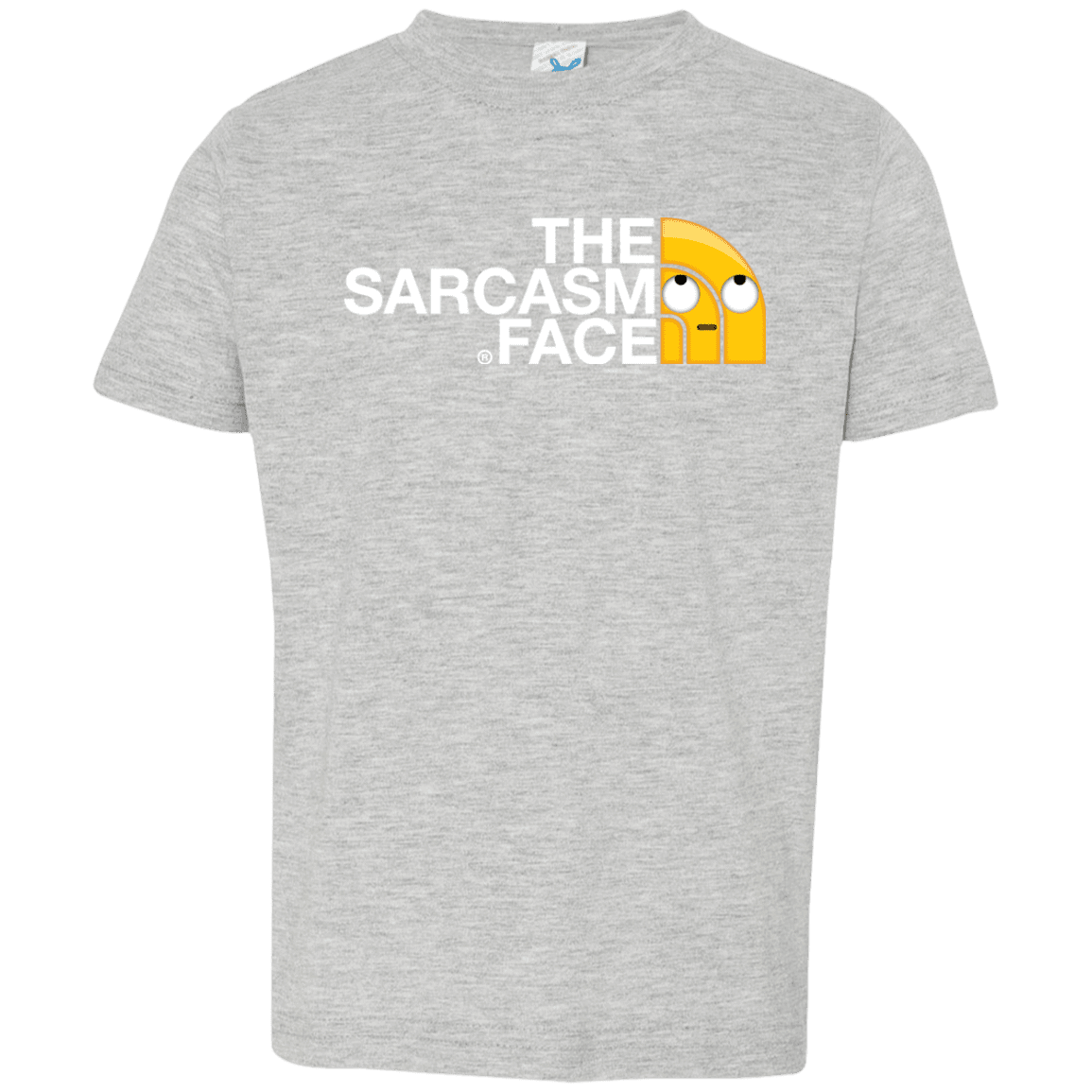 T-Shirts Heather Grey / 2T Sarcasm Face Toddler Premium T-Shirt