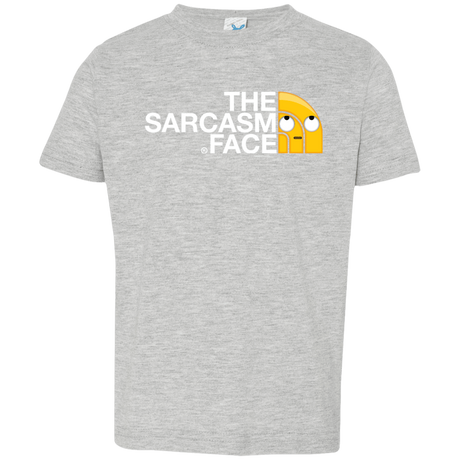 T-Shirts Heather Grey / 2T Sarcasm Face Toddler Premium T-Shirt