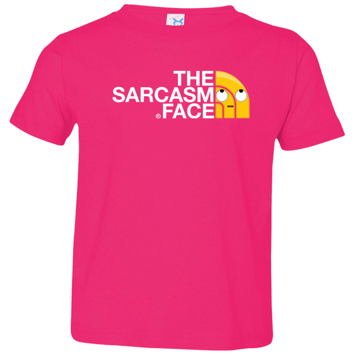 T-Shirts Hot Pink / 2T Sarcasm Face Toddler Premium T-Shirt