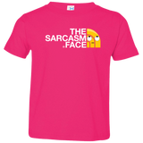 T-Shirts Hot Pink / 2T Sarcasm Face Toddler Premium T-Shirt