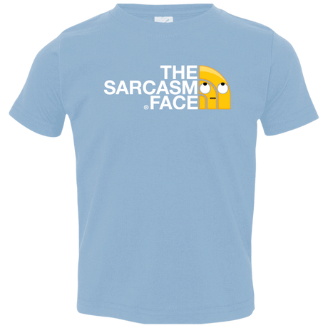 T-Shirts Light Blue / 2T Sarcasm Face Toddler Premium T-Shirt