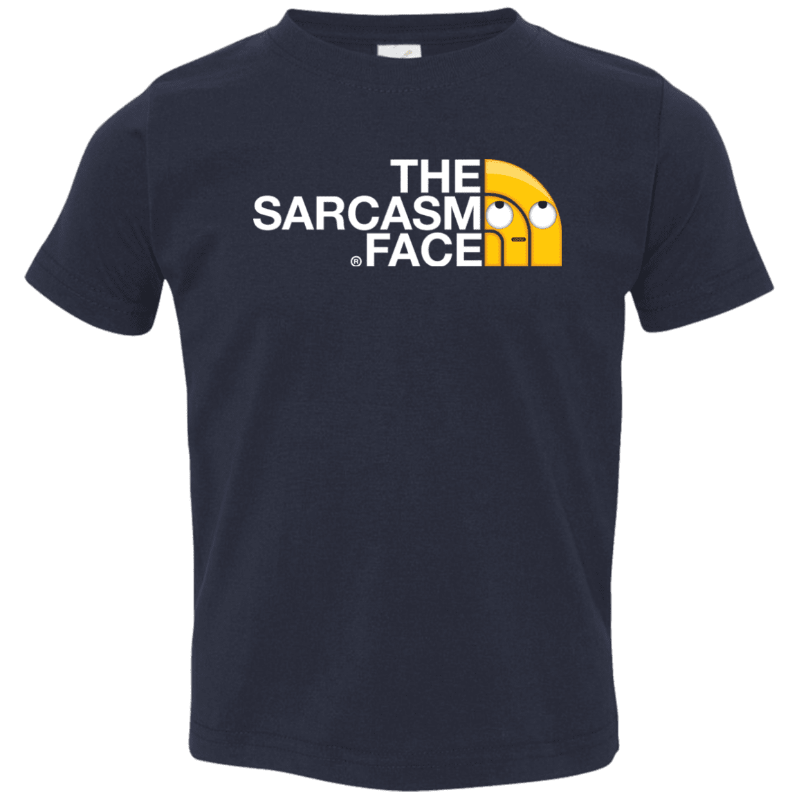 T-Shirts Navy / 2T Sarcasm Face Toddler Premium T-Shirt