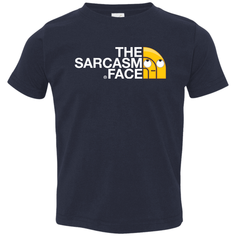 T-Shirts Navy / 2T Sarcasm Face Toddler Premium T-Shirt