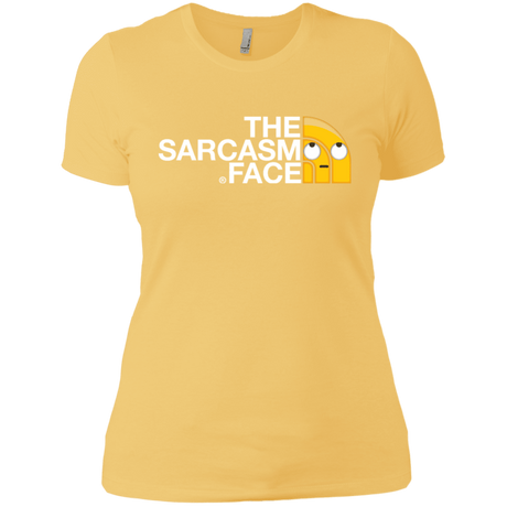 T-Shirts Banana Cream/ / X-Small Sarcasm Face Women's Premium T-Shirt