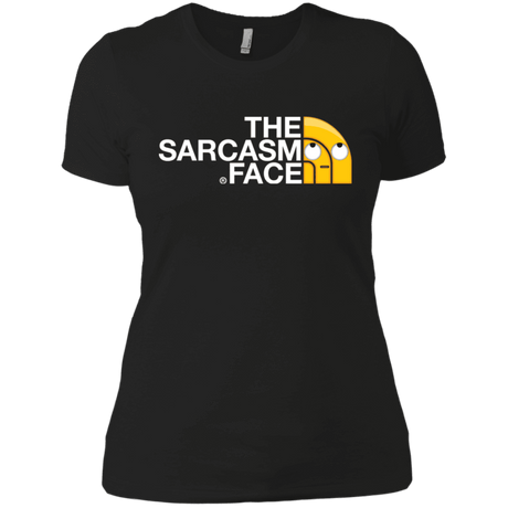 T-Shirts Black / X-Small Sarcasm Face Women's Premium T-Shirt