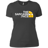 T-Shirts Heavy Metal / X-Small Sarcasm Face Women's Premium T-Shirt