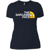T-Shirts Midnight Navy / X-Small Sarcasm Face Women's Premium T-Shirt