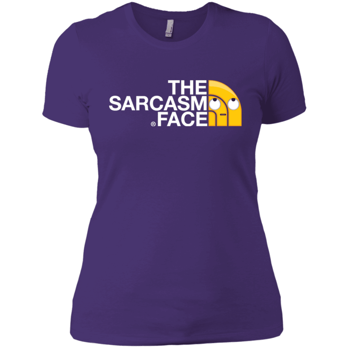 T-Shirts Purple Rush/ / X-Small Sarcasm Face Women's Premium T-Shirt