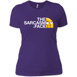 T-Shirts Purple Rush/ / X-Small Sarcasm Face Women's Premium T-Shirt