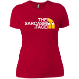T-Shirts Red / X-Small Sarcasm Face Women's Premium T-Shirt