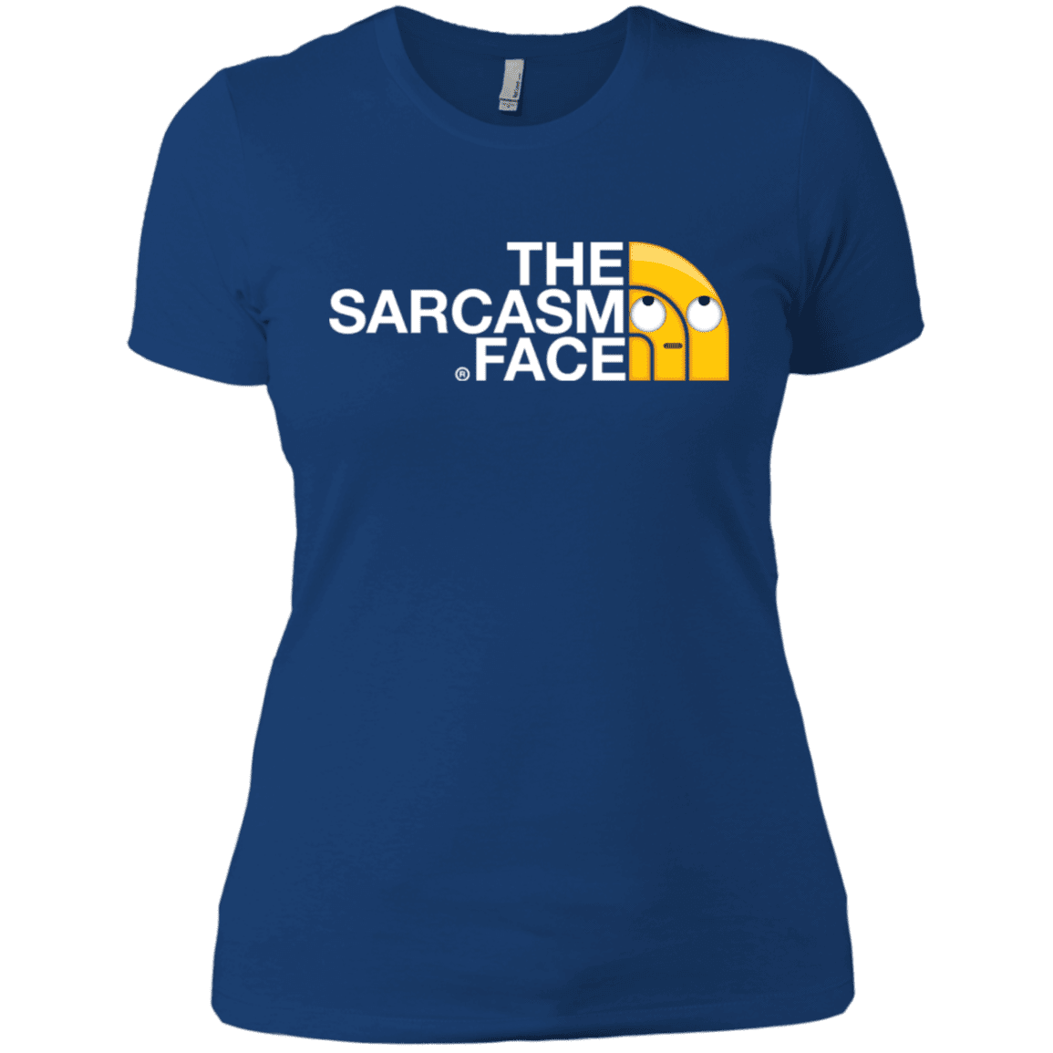 T-Shirts Royal / X-Small Sarcasm Face Women's Premium T-Shirt