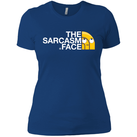 T-Shirts Royal / X-Small Sarcasm Face Women's Premium T-Shirt