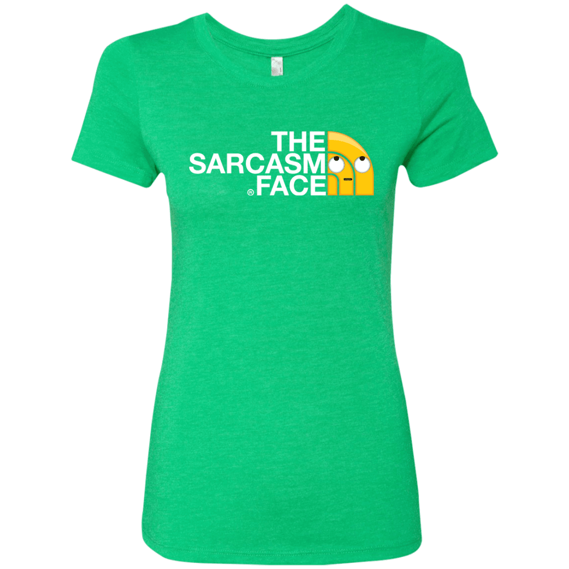 T-Shirts Envy / S Sarcasm Face Women's Triblend T-Shirt