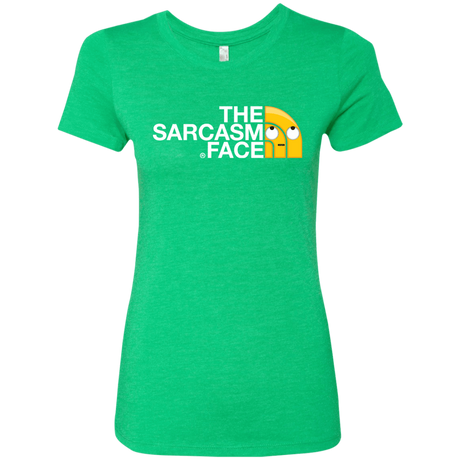 T-Shirts Envy / S Sarcasm Face Women's Triblend T-Shirt