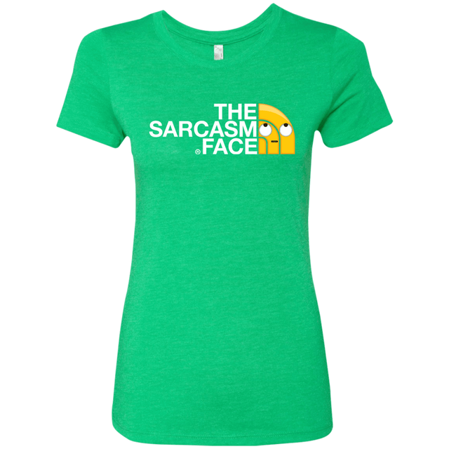 T-Shirts Envy / S Sarcasm Face Women's Triblend T-Shirt