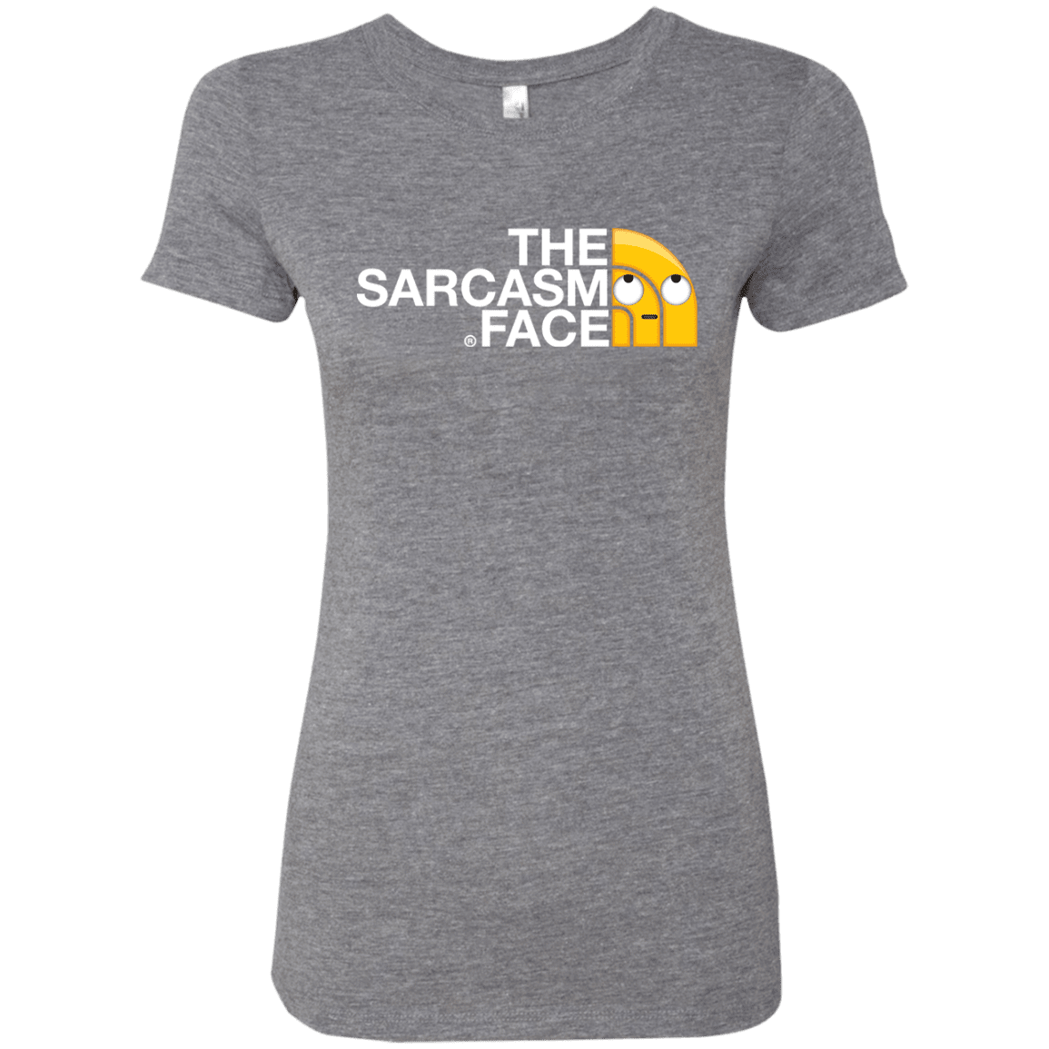 T-Shirts Premium Heather / S Sarcasm Face Women's Triblend T-Shirt