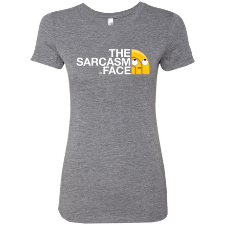 T-Shirts Premium Heather / S Sarcasm Face Women's Triblend T-Shirt