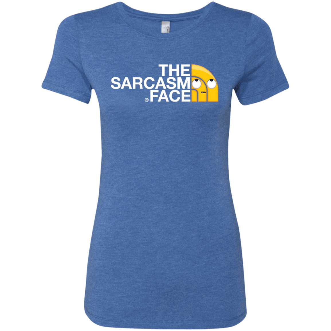 T-Shirts Vintage Royal / S Sarcasm Face Women's Triblend T-Shirt