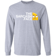 T-Shirts Sport Grey / YS Sarcasm Face Youth Long Sleeve T-Shirt