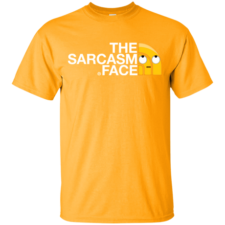 T-Shirts Gold / YXS Sarcasm Face Youth T-Shirt