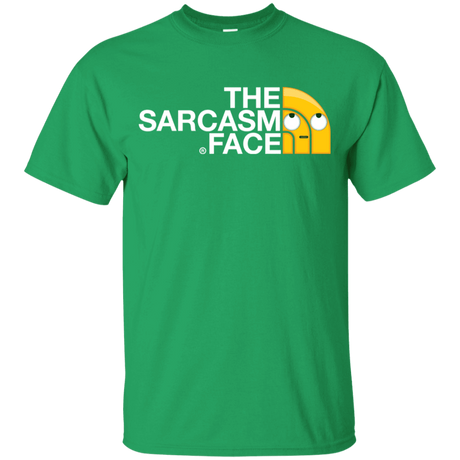 T-Shirts Irish Green / YXS Sarcasm Face Youth T-Shirt